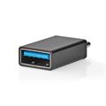 Adaptér NEDIS CCGB64915BK USB-C (M) - USB 3.0 (F) OTG, 5Gbps