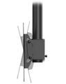 Neomounts CL35-340BL12 Flat Screen Ceiling Mount (Height: 106-156 cm) Držák, VESA, stropní, pro LCD a TV, úhloprícka 23"–42", nosnost 50kg, nastavení výšky 106-156cm, náklon 25°, otácení 360°, rotace