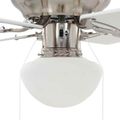 vidaXL Stropný ventilátor s osvetlením Ø 82 cm Biela