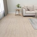 vidaXL Podlahové dosky Biela a drevená farba 5,11 m² 55 ks PVC