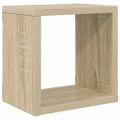 vidaXL Nástenné police 6 ks dub sonoma 22x15x22 cm