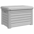 vidaXL Vonkajší box na vankúše sivý 73x50,5x46,5 cm polypropylén