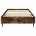 vidaXL Rám postele Dymový dub 80 x 200 cm Kompozitné drevo