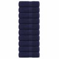 vidaXL Uteráky pre hostí FROGN 10 ks, tmavomodré, 30x50 cm, 360 g/m²