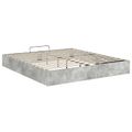 vidaXL Otomanový posteľný rám s úložiskom Betónová 203 x 180 x 25 cm