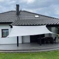 Slnečná clona 3x2m šedá