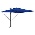 vidaXL Roma Parasol Modrá 286 x 284 x 270 cm Hliník a polyester