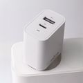 Nabíjačka Maxlife MXTC-06-20AC PD QC 1x USB-C 1x USB 20W biela + kábel USB-C - Lightning 20W
