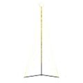 vidaXL LED vianočný stromček 615 LED teplá biela 404,5 cm