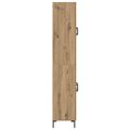 vidaXL Highboard 2 ks Remeselný dub 69,5 x 34 x 180 cm