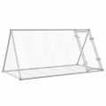 vidaXL Králikáreň strieborná 200x105x91 cm pozinkovaná oceľ