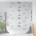 vidaXL Sprchová roleta s kazetou, 120x240 cm, šírka látky 116 cm