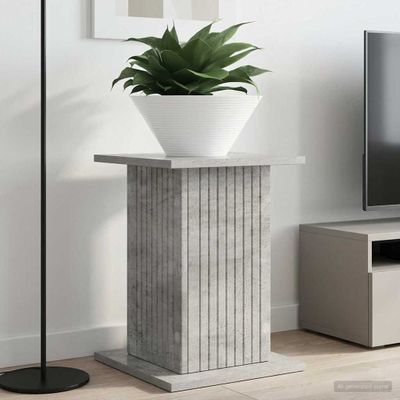 vidaXL Stojan na rastliny 2 pcs Betónovo sivá 30,5 x 30 x 43 cm