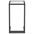 vidaXL Počítačový stolík priehľadný 50x35x65 cm tvrdené sklo