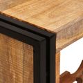 vidaXL Regál na víno Hnedá 100 x 45 x 33 cm Masívne hrubé mango drevo