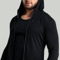 Mikina na zips MERINO I Čierna - STRIX, veľkosť S, veľkosť oblečenia S