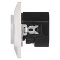 Zásuvka EMOS A6000.4 250 V s USB A+USB C, biela