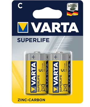 Varta SUPERLIFE C batéria LR14, 2 ks