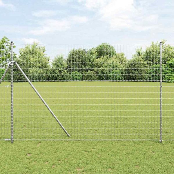vidaXL Pevný kovaný drôtový plot 10 x 1,6 m (Š x V)