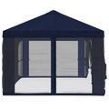 vidaXL Kryt altánku s bočnými stenami 6 x 3 m Modrá Polyester 190 gsm