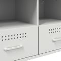 vidaXL TV skrinka biela 68x39x50,5 cm oceľ