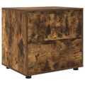 vidaXL Úložná skrinka 60 x 48 x 57 cm Kompozitné drevo Dymová dub