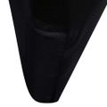 vidaXL Návleky na stoličku čierne 24 ks naťahovacie