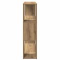vidaXL skrinka na knihy/izbový prepážka Artisan Dub 100x24x94 cm