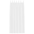 vidaXL Voile záclona 2 ks Biela 225 x 140 cm Polyester