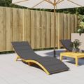 vidaXL Podložka na ležadlo, antracitová 200x60x3 cm, oxfordská látka
