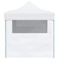 vidaXL Profesionálny skladací párty stan s 3 stenami biely 280x410x315 cm oceľový