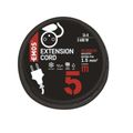 Predlžovací kábel EMOS P01705 guma-neoprén PROFI spojka 5m / 3x 1,5mm / IP44 / čierny
