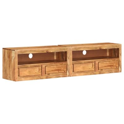 vidaXL TV skrinky 2 ks 88x30x40 cm masívne akáciové drevo