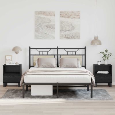 vidaXL Skriňa pod posteľ Čierny dub 40 x 35 x 50 cm Kompozitné drevo