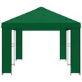 vidaXL Záhradný altánok 6 x 3 m Zelená Polyester a oceľ 190 gsm
