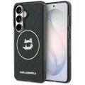 Obal Karl Lagerfeld IML Repeated Choupette MagSafe pre Samsung Galaxy S26 čierny