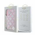 Puzdro Guess pre iPhone 16 6,1" GUHMP16SPGPYSP ružové pevné puzdro Peony Script MagSafe
