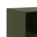 vidaXL Komoda olivovozelená 99x39x73 cm oceľ