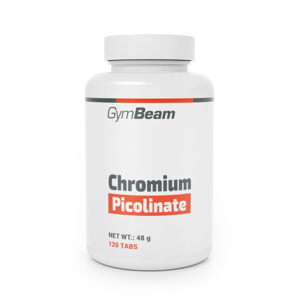 Chróm Pikolinát - GymBeam, 120 tab.