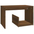 vidaXL Bočný stolík hnedý dub 59x36x38 cm spracované drevo