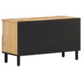 vidaXL TV skrinka 80x33x46 cm, mangový masív