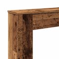 vidaXL Obloženie krbu staré drevo 100x20x100 cm kompozitné drevo