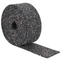 vidaXL Gumový granulačný valec Čierna 200 x 12 x 0,6 cm Guma