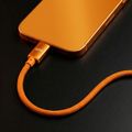 Forever Saffron kábel USB-C - USB-C 1,0 m 60W oranžový