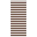 vidaXL Zebra roleta hnedá 105x200 cm šírka látky 100,9 cm polyester