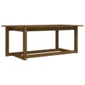 vidaXL Konferenčný stolík medovo-hnedý 110x55x45 cm borovicový masív