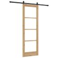 vidaXL Posuvné dvere Prírodná 73,5 x 211 cm