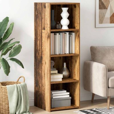 vidaXL Highboard Staré drevo 40 x 41 x 124 cm Kompozitné drevo