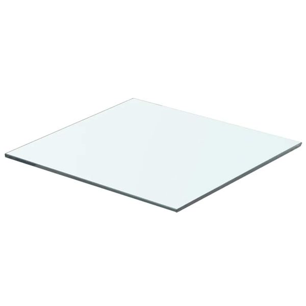 vidaXL Poličkový panel z priehľadného skla, 40x30 cm