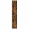 vidaXL Sada skríň 2 ks 66 x 34,5 x 87 cm Kompozitné drevo Dymový dub
